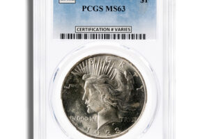 Peace Dollar - PCGS MS63