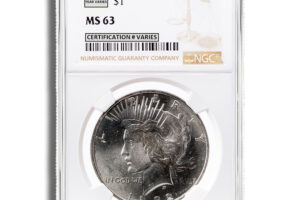 Peace Dollar - NGC MS63