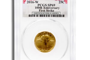 2016-W 1/4 oz Gold Standing Liberty Centennial PCGS SP69