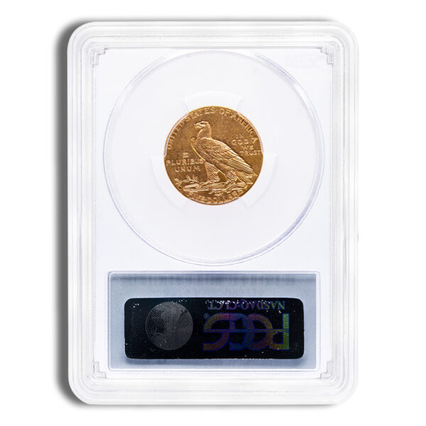 $5 Gold Indian Half Eagle - PCGS MS63 - Image 2