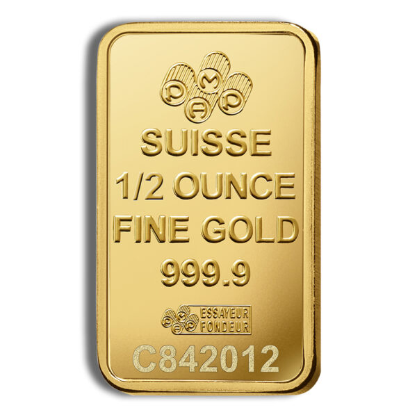 1/2 oz Gold Bar - PAMP Fortuna (Carded) - Image 4