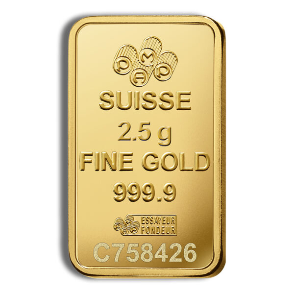 2.5 gram Gold Bar - PAMP Fortuna (Carded) - Image 4
