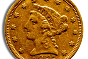 $2.5 Gold Liberty Quarter Eagle - Cleaned/Low Grade