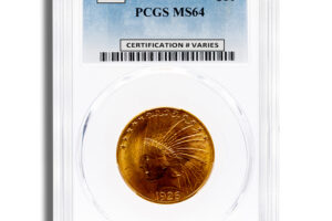 $10 Gold Indian Eagle - PCGS MS64