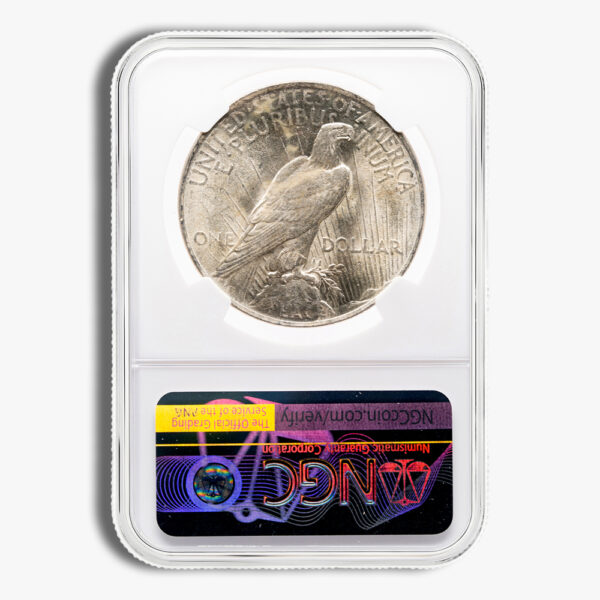 Peace Dollar - NGC MS60-MS62 - Image 2