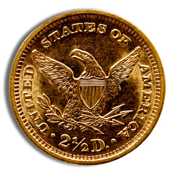 $2.5 Gold Liberty Quarter Eagle - BU - Image 2