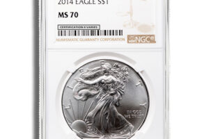 2014 Silver Eagle NGC MS70