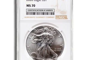 2020 Silver Eagle NGC MS70