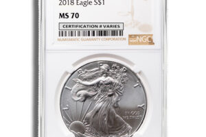 2018 Silver Eagle NGC MS70