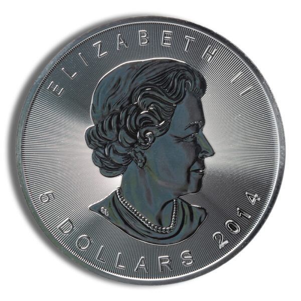 1 oz Canadian Silver Maple Leaf (Imperfect) - Image 2