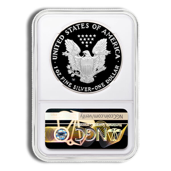 1995-W Proof Silver Eagle NGC PF69 - Key Date - Image 2