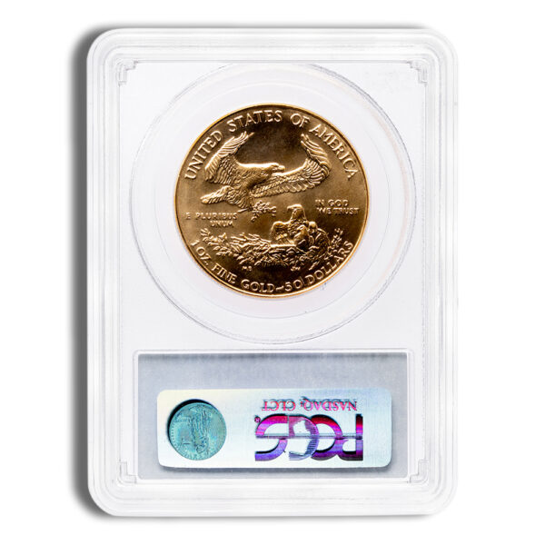 1990 1 oz Gold Eagle $50 PCGS MS69 - Image 2