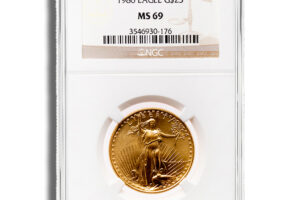 1986 1/2 oz Gold Eagle $25 NGC MS69