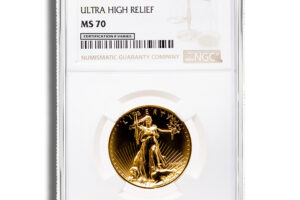 2009 Ultra High Relief Double Eagle Gold Coin NGC MS70