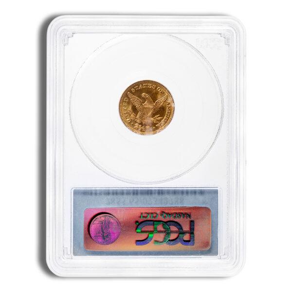 $2.5 Gold Liberty Quarter Eagle - PCGS MS65 - Image 2