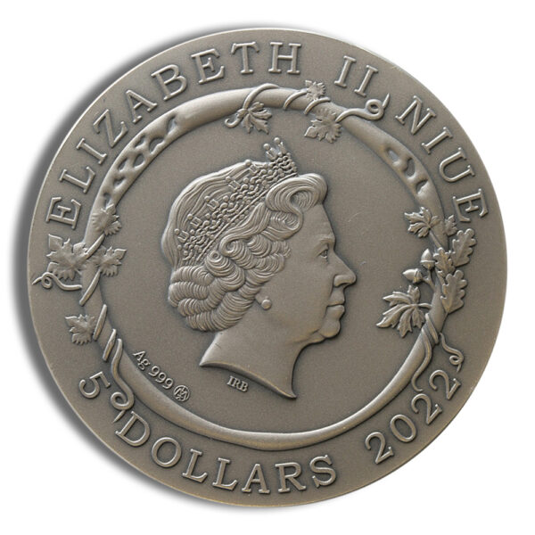 2022 2 oz Niue Silver Medea and Jason's Love - Image 2