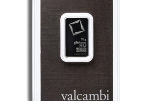 10 gram Platinum Bar - Valcambi (Carded)