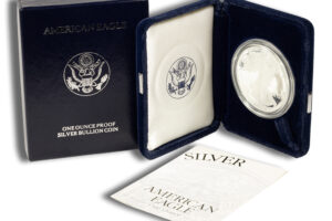 1994-P Proof Silver Eagle with Box & COA