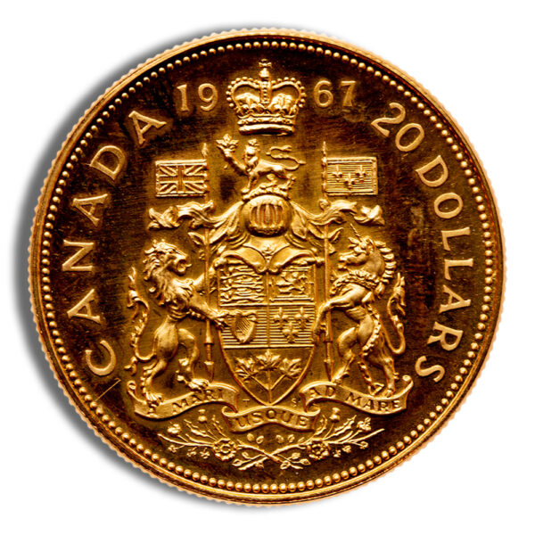 1967 Canada $20 Confederation Gold Coin - Image 2
