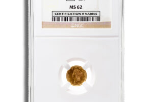 $1 Gold Liberty Type 1 - NGC MS62