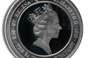 1/10 oz St. Helena Spade Guinea Shield Silver Coin (Year Varies)