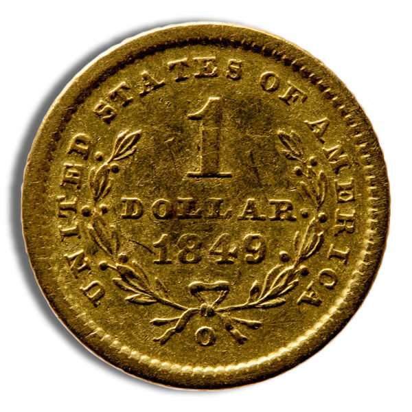 $1 Gold Liberty Type 1 - VF - Image 2