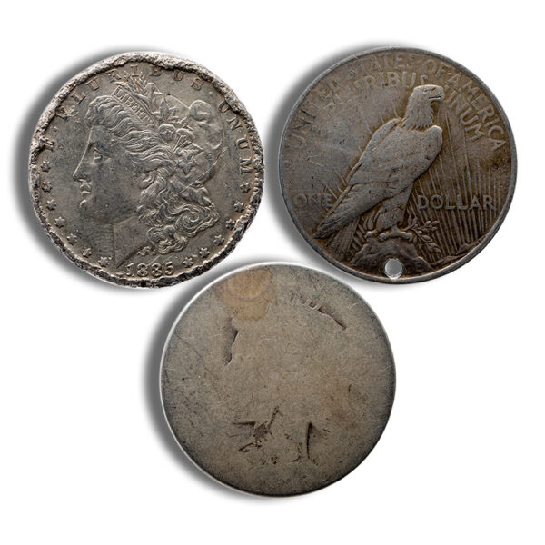 Worse than Cull Silver Dollar (Peace and/or Morgan)