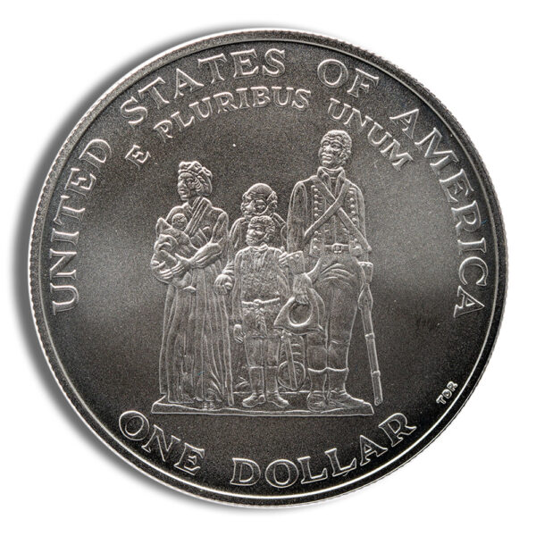 1998-S $1 Black Patriots Silver Commem - BU - Image 2