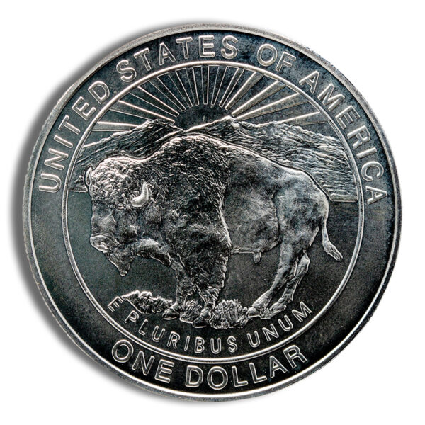 1999-P $1 Yellowstone Silver Commem - BU - Image 2