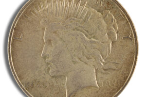 Peace Silver Dollar - F+