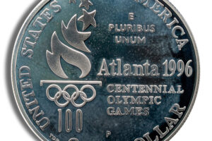 1996-P $1 Rowing Silver Commem - Proof