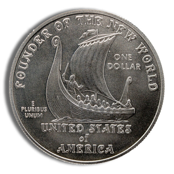 2000-P $1 Leif Ericson Silver Commem - BU - Image 2