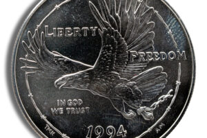 1994-W $1 Prisoner of War Silver Commem - BU