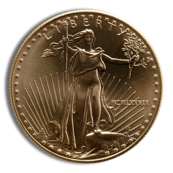 1989 1 oz Gold Eagle - BU (MCMLXXXIX)