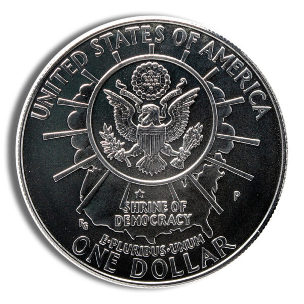 1991-P $1 Mt. Rushmore Silver Commem - BU - Image 2
