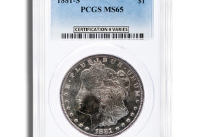 Pre-1921 Morgan Dollar - PCGS MS65