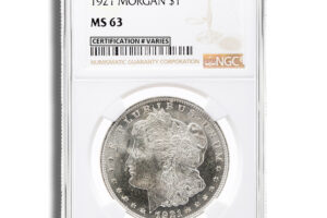 1921 Morgan Dollar - NGC MS63