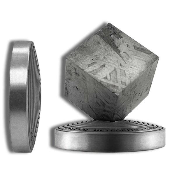 2022 2 oz Republic of Ghana China Aletai Meteorite Cube Silver Coin