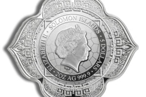 2022 2 oz Silver Solomon Islands Phil Lewis Chakra Elephant