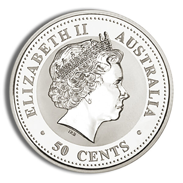 2004 1/2 oz Australia Silver Lunar Monkey BU - Series I - Image 2