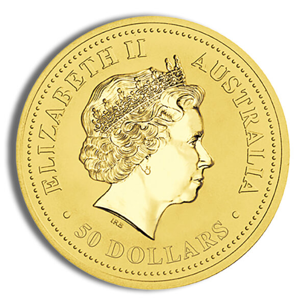 2004 1/2 oz Australia Gold Lunar Monkey BU - Series I - Image 2