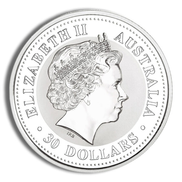 2000 Kilo Australia Silver Lunar Dragon BU - Series I - Image 2