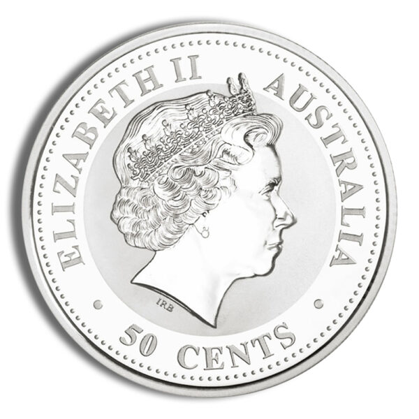 2001 1/2 oz Australia Silver Lunar Snake BU - Series I - Image 2