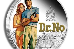 2022 1 oz Silver Proof James Bond Dr. No Coin - Coloured