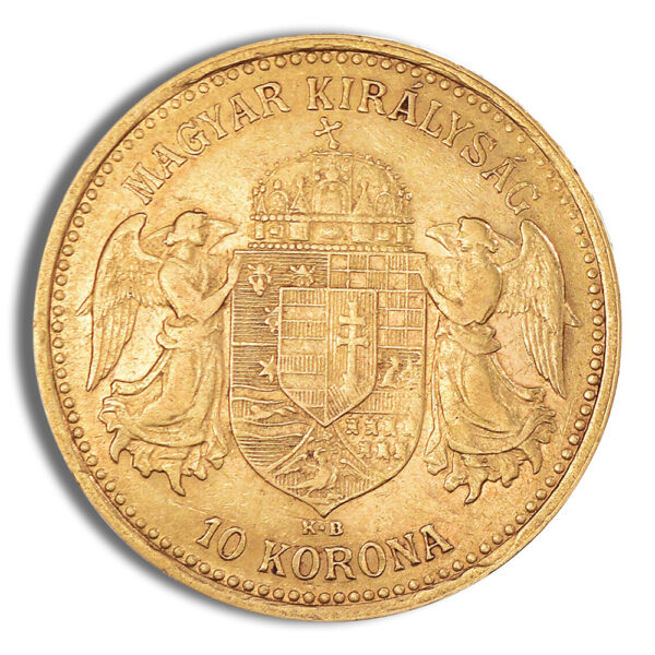 Hungary 10 Korona Gold Coin - Image 2