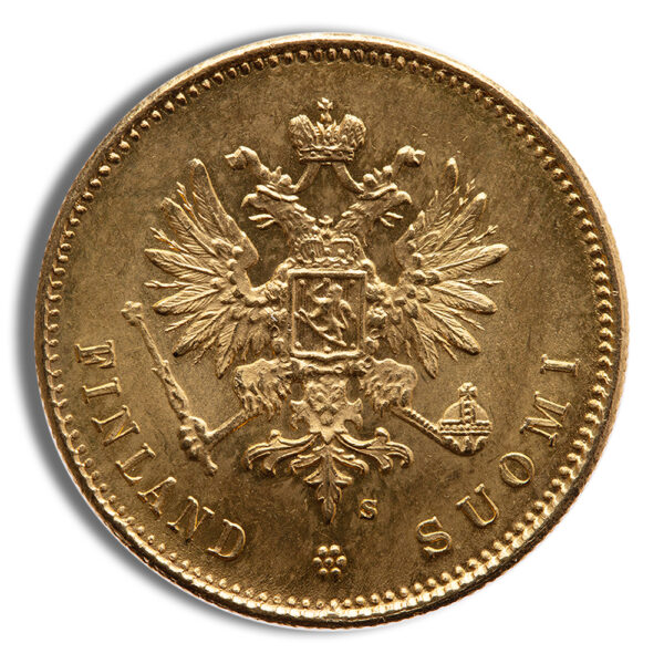 Finland 20 Markkaa Gold Coin