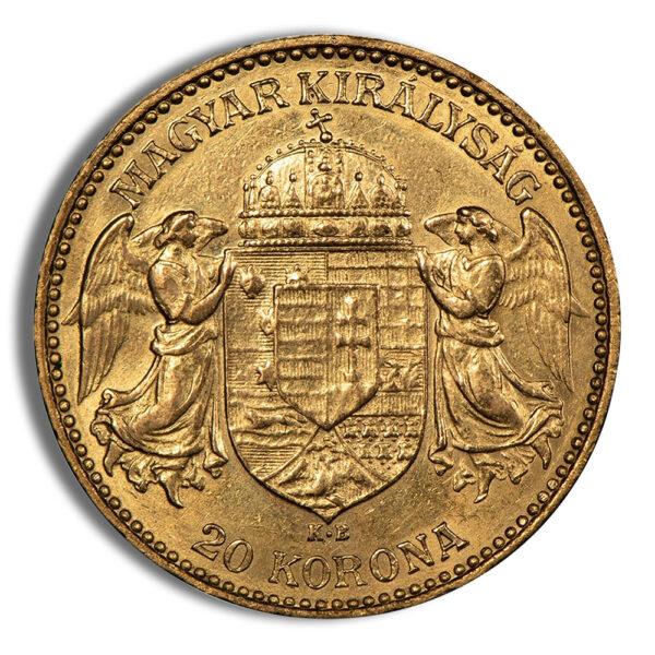 Hungary 20 Korona Gold Coin - Image 2