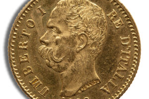 Italy 20 Lire Gold Coin
