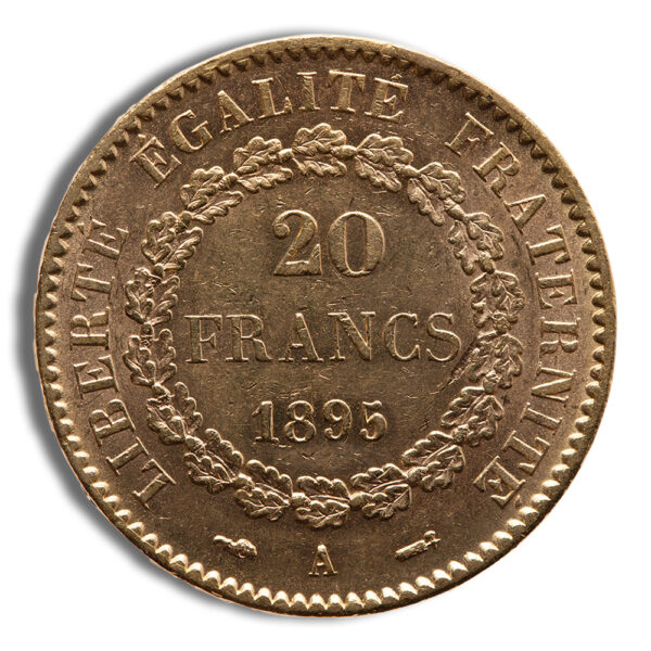 France Gold 20 Francs - Lucky Angel (1871-1898) - Image 2