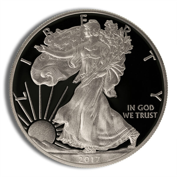 2011-W Proof Silver Eagle with Box & COA - Image 2